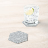 Silver Stone Gary Gold Marble Paarse Glitter Kartonnen Onderzetters (Insitu)