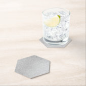 Silver Stone Gary Gold Marble Paarse Glitter Kartonnen Onderzetters (Insitu)