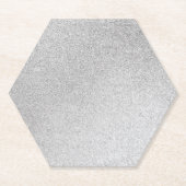 Silver Stone Gary Gold Marble Paarse Glitter Kartonnen Onderzetters (Voorkant)