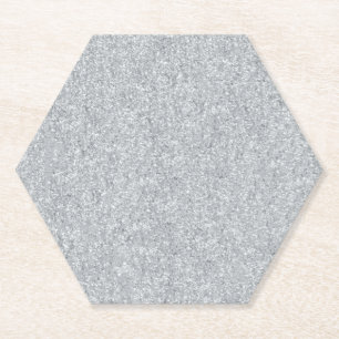 Silver Stone Gary Gold Marble Paarse Glitter Kartonnen Onderzetters