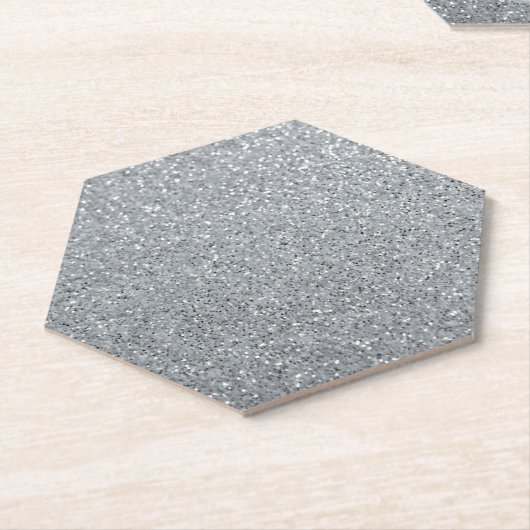 Silver Stone Gary Gold Marble Paarse Glitter Kartonnen Onderzetters (Schuin)