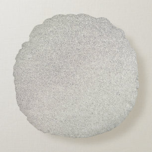 Silver Stone Gary Gold Marble Paarse Glitter Rond Kussen