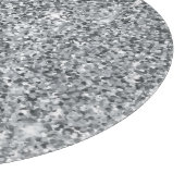 Silver Stone Gary Gold Marble Paarse Glitter Snijplank (Hoek)