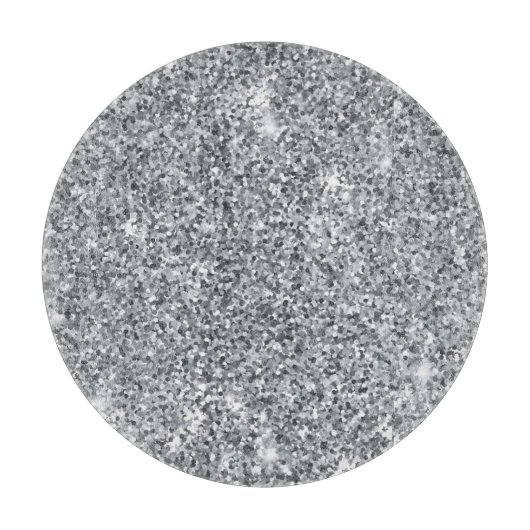 Silver Stone Gary Gold Marble Paarse Glitter Snijplank (Voorkant)