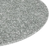 Silver Stone Gary Gold Marble Paarse Glitter Snijplank (Hoek)