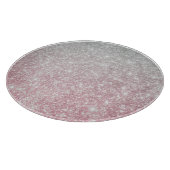 Silver Stone Gary Gold Marble Paarse Glitter Snijplank (Hoek)