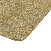 Silver Stone Gary Gold Marble Paarse Glitter Snijplank (Hoek)