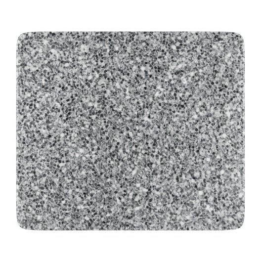 Silver Stone Gary Gold Marble Paarse Glitter Snijplank (Voorkant)