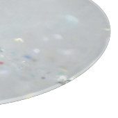 Silver Stone Gary Gold Marble Paarse Glitter Snijplank (Hoek)