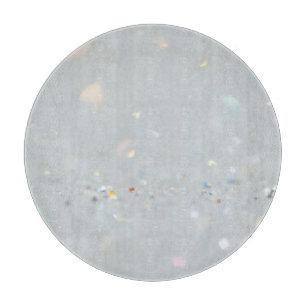 Silver Stone Gary Gold Marble Paarse Glitter Snijplank
