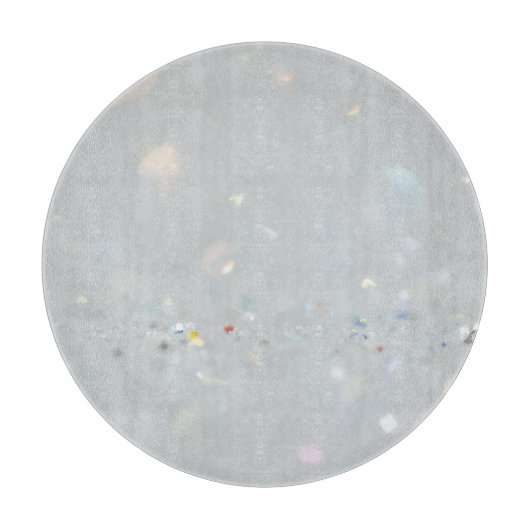 Silver Stone Gary Gold Marble Paarse Glitter Snijplank (Voorkant)