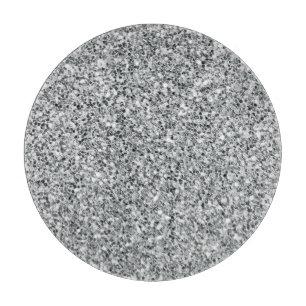 Silver Stone Gary Gold Marble Paarse Glitter Snijplank