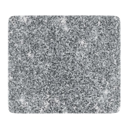 Silver Stone Gary Gold Marble Paarse Glitter Snijplank (Voorkant)