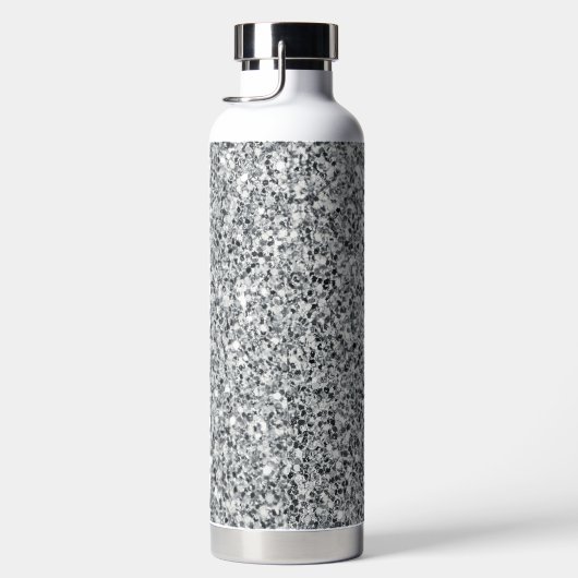 Silver Stone Gary Gold Marble Paarse Glitter Waterfles (Rechts)