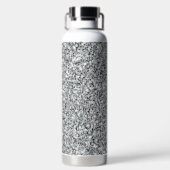 Silver Stone Gary Gold Marble Paarse Glitter Waterfles (Achterkant)