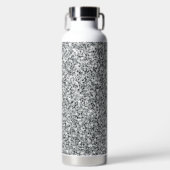 Silver Stone Gary Gold Marble Paarse Glitter Waterfles (Voorkant)