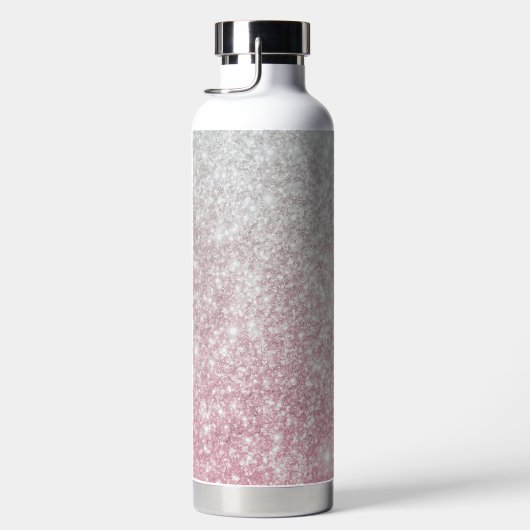 Silver Stone Gary Gold Marble Paarse Glitter Waterfles (Rechts)
