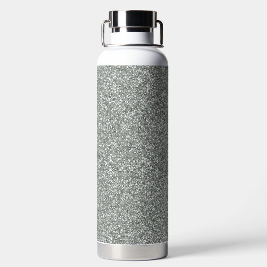 Silver Stone Gary Gold Marble Paarse Glitter Waterfles (Achterkant)