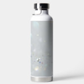 Silver Stone Gary Gold Marble Paarse Glitter Waterfles (Rechts)