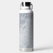 Silver Stone Gary Gold Marble Paarse Glitter Waterfles (Achterkant)