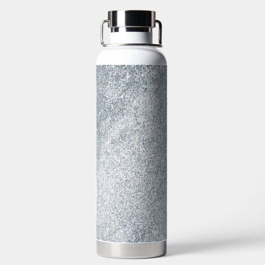 Silver Stone Gary Gold Marble Paarse Glitter Waterfles (Achterkant)