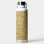 Silver Stone Gary Gold Marble Paarse Glitter Waterfles (Achterkant)