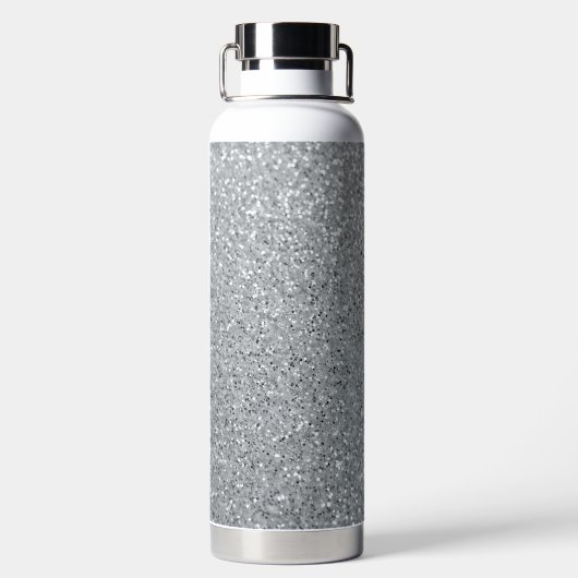 Silver Stone Gary Gold Marble Paarse Glitter Waterfles (Achterkant)