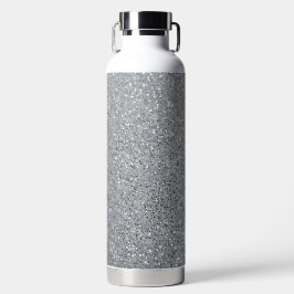 Silver Stone Gary Gold Marble Paarse Glitter Waterfles