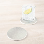 Silver Stone Gary Gold Marble Paarse Glitter Zandsteen Onderzetter (Zijkant)