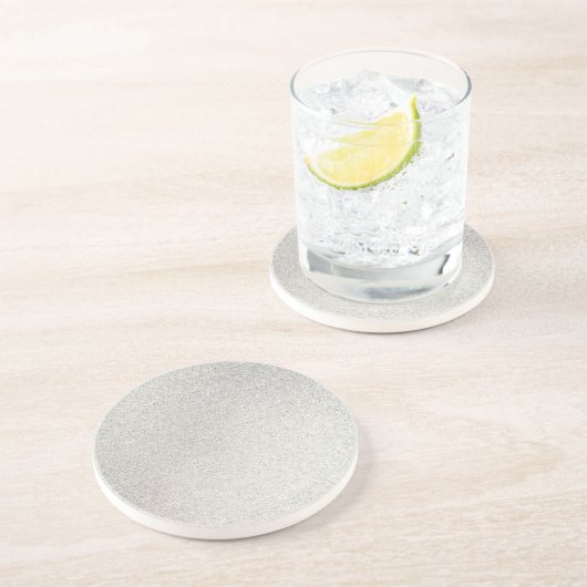 Silver Stone Gary Gold Marble Paarse Glitter Zandsteen Onderzetter (Zijkant)