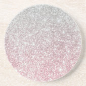 Silver Stone Gary Gold Marble Paarse Glitter Zandsteen Onderzetter (Voorkant)