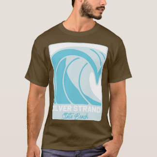 Silver Strand State Beach Californië Atlantische O T-shirt
