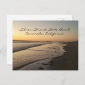 Silver Strand State Beach, Coronado CA Postcard Briefkaart (Voorkant / Achterkant)