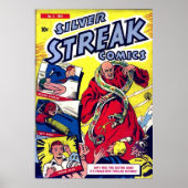 Silver Streak Comics 004 paper8fiche JVJ Poster (Voorkant)