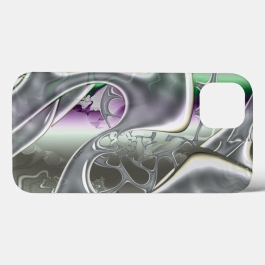 Silver Stream Case-Mate iPhone Case (Achterkant (horizontaal))