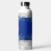 Silver Stream: Cobalt Blue Thermosfles Waterfles (Links)
