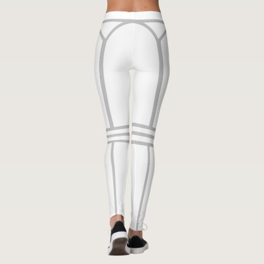 Silver Stripe Leggings (Achterkant)