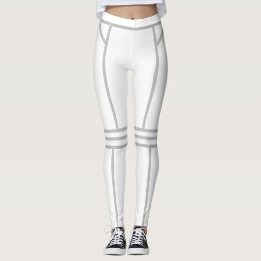 Silver Stripe Leggings (Voorkant)
