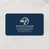 Silver Stripe op Crystal Blue Waters - Details Visitekaartje (Achterkant)