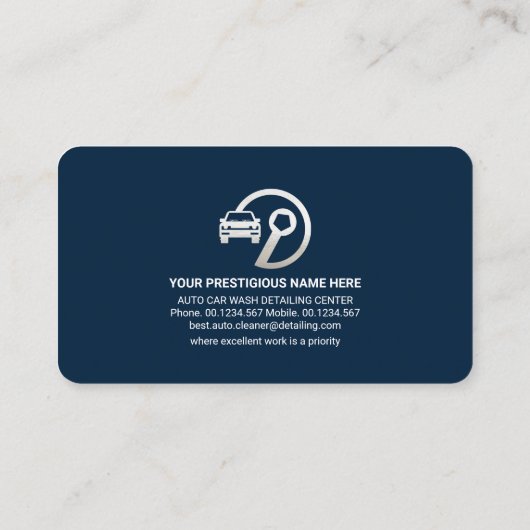 Silver Stripe op Crystal Blue Waters - Details Visitekaartje (Achterkant)