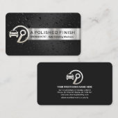 Silver Stripe op Crystal Waters Details Visitekaartje (Voorkant / Achterkant)