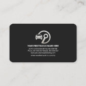 Silver Stripe op Crystal Waters Details Visitekaartje (Achterkant)