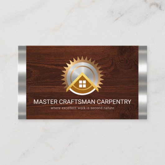 Silver Stripes Home Electrical Saw Visitekaartje (Voorkant)