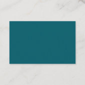 Silver Stripes on Teal Borders Generic Discount Visitekaartje (Achterkant)