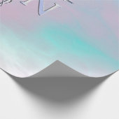 Silver Style RN Caduceus Medical Moeder Pearl Cadeaupapier (Hoek)