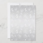 Silver Sunbursts Paarse edelstenen linten Diamond Kaart (Achterkant)