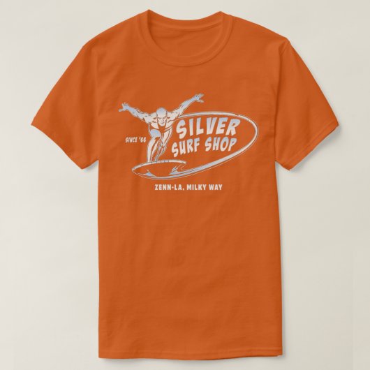 Silver Surf Shop T-shirt (Design voorkant)