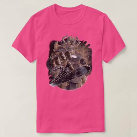 Silver Surfer Galactus T-shirt (Design voorkant)