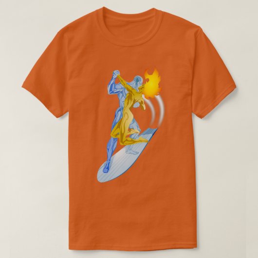 Silver Surfer-liefde T-shirt (Design voorkant)