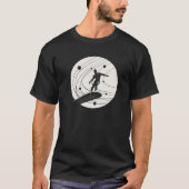 Silver Surfer minimalistisch wit T-shirt (Voorkant)